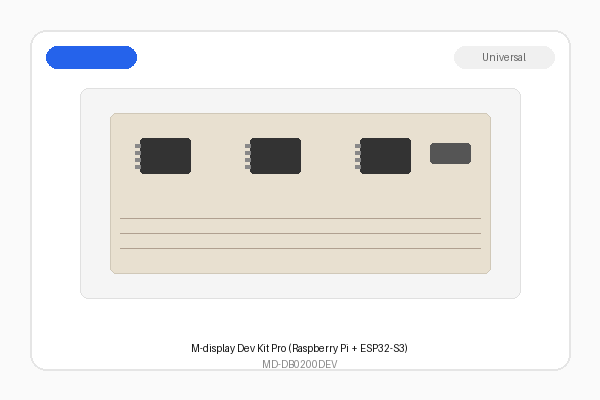 M-display Dev Kit Pro (Raspberry Pi + ESP32-S3)